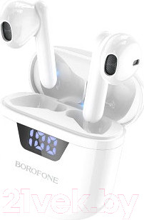 Беспроводные наушники Borofone BW05 Plus (белый)