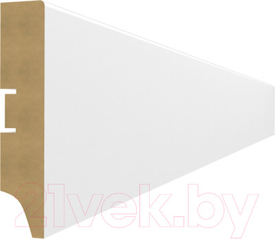 Плинтус STELLA МДФ 80А (2000x80x16, белый)