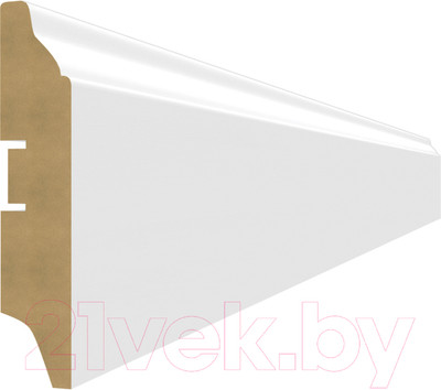 Плинтус STELLA МДФ 82 (2000x82x16, белый)