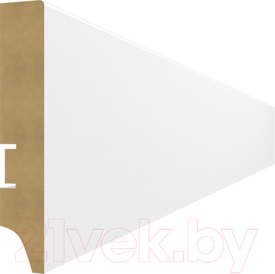 Плинтус STELLA МДФ 100А (2000x100x16, белый)