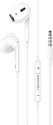 Наушники-гарнитура Borofone BM30 Max Jack 3.5мм (белый)