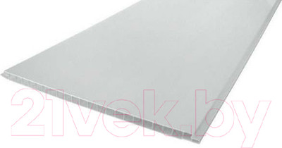 Панель ПВХ STELLA Вагонка Standart (3000x100x10мм, белый)