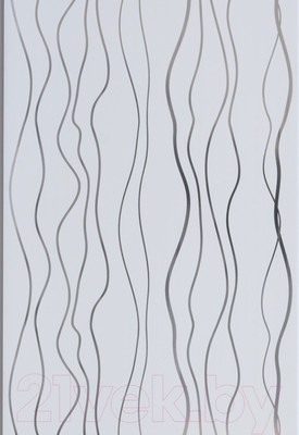 Панель ПВХ STELLA Premium Серебряные Нити СН-41 (2700x250x9мм)