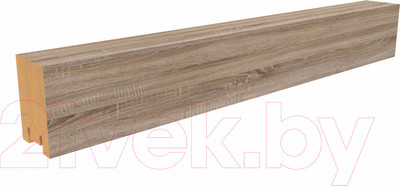 Рейка интерьерная STELLA Ривьера МДФ Дуб Винтаж (2700x30x40)
