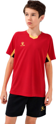 Футбольная форма Kelme Short-Sleeved Football Suit / 8251ZB3002-600 (р.140, красный/черный)