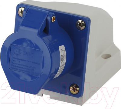 Розетка ЭРА 113 2Р+РЕ 16А 220В / Б0032874