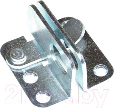 Проушина для замка Starfix С фиксатором / SMP-97630-1 (белый, оцинкованный)