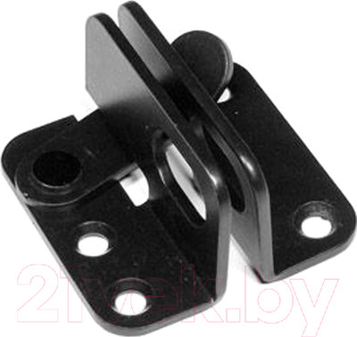 Проушина для замка Starfix С фиксатором / SMP-59632-1 (черный матовый)