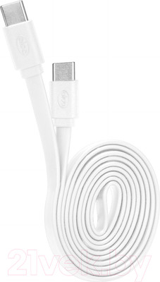 Кабель Alca Type-C / Type-C / 510690 (1м, белый)