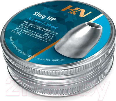 Пульки для пневматики H&N Slug HP .218 21г (200шт)