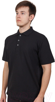 Футболка Sardoba Tekstil Поло (M, черный)