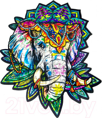 Пазл Грай Индийский слон / ПЗ-18