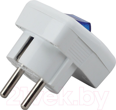 Вилка штепсельная ЭРА Vx5-W / Б0039675