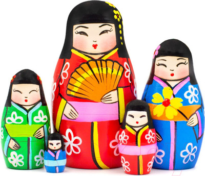 Матрешка сувенирная Брестская Фабрика Сувениров Япония 5305
