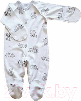 Комбинезон для малышей Sofi 3009 (р.56, зайчики)