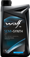 Моторное масло WOLF Semi-synthetic 2T / 1908/1 (1л)