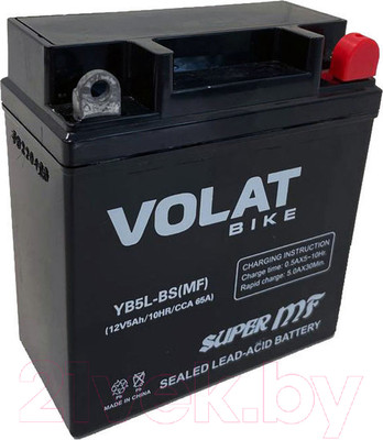Мотоаккумулятор VOLAT YB5L-BS MF (5 А/ч)