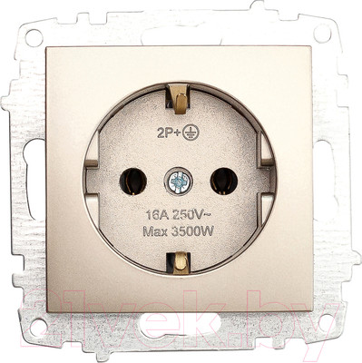 Розетка El-Bi Zena-Vega / 609-011400-217 (титан)