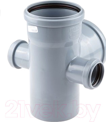 Крестовина внутренней канализации РосТурПласт 110/110х87.5/50/50 / 36542