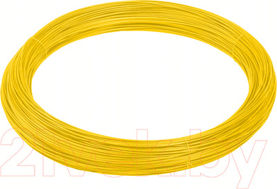 Проволока вязальная Белзабор Cтальная в ПВХ D 2.4мм (бухта 50м, желтый)