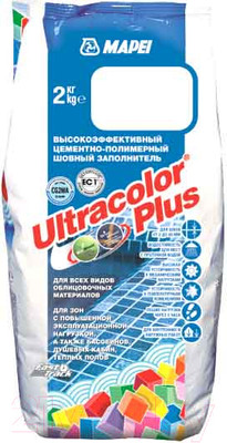 Фуга цементная Mapei Ultra Color Plus №127 (2кг, арктический серый)
