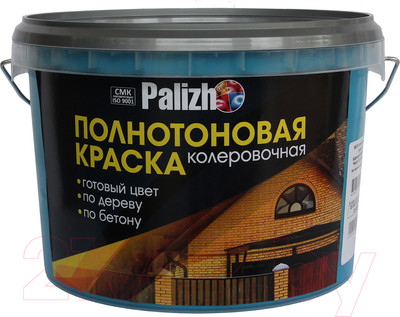 Колеровочная краска Palizh Интерьер/фасад (2.3л, бирюза)