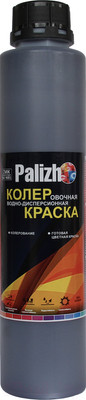 Колеровочная краска Palizh Интерьер/фасад (750мл, мокрый асфальт)