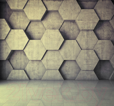 Фотообои листовые Vimala 3D Соты (270x300)