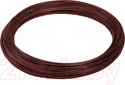 Проволока вязальная Белзабор Cтальная в ПВХ D 2.4мм (бухта 50м, рубиновый)