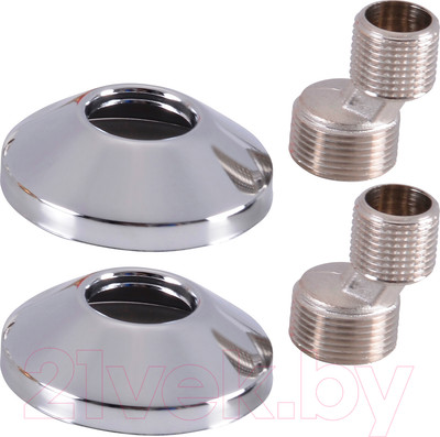 Комплект фитингов для полотенцесушителя Luxon 3/4"x1/2" / 509SCH04