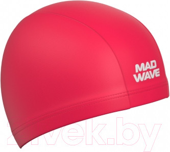 Шапочка для плавания Mad Wave Adult Lycra / 06W (красный)