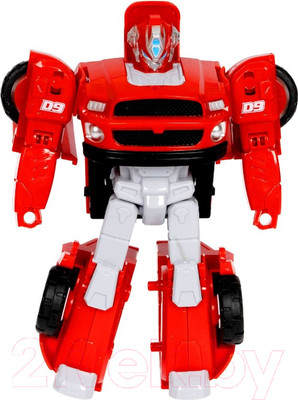 Робот-трансформер Bondibon Джип с велосипедом / ВВ5608 (красный)