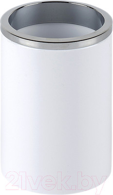 Стакан для зубной щетки и пасты Primanova Lenox M-E33-01 (белый)