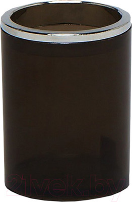 Стакан для зубной щетки и пасты Primanova Lenox M-E33-25 (прозрачный/дымчатый)