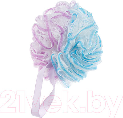 Мочалка для тела Dewal Beauty / BCS-70 (белый/голубой/фиолетовый)