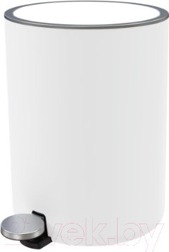 Мусорное ведро Primanova Lenox M-E66-01 (белый)