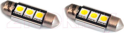 Комплект автомобильных ламп AVS C005 T11 / A07054S (2шт, белый)