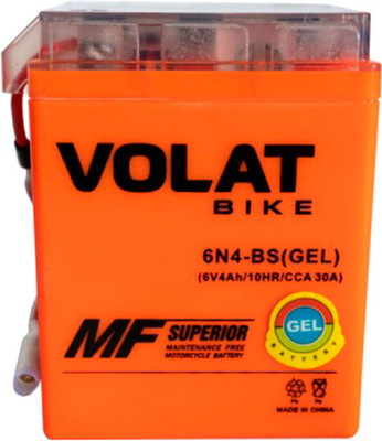 Мотоаккумулятор VOLAT 6N4-BS GEL L+ (4 А/ч)