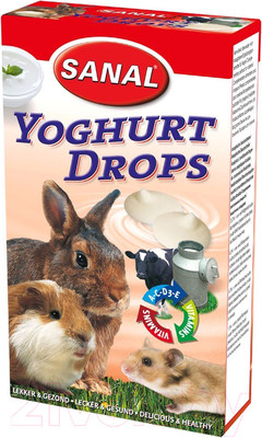 Лакомство для грызунов Sanal Йогурт / SK7200 (45г)