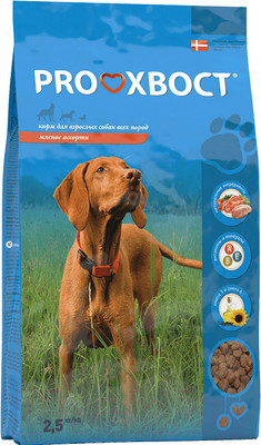 Сухой корм для собак ProХвост Мясное ассорти (2.5кг)