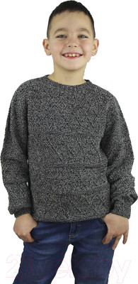 Джемпер детский Polesie 0С8650-Д43 (р.152-72, черный/кофейный)