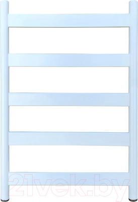 Полотенцесушитель водяной Ростела Престиж 50x80/5 (1") (белый, нижнее подключение)