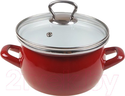 Кастрюля Сантэкс 1-2415111 (бордовый)