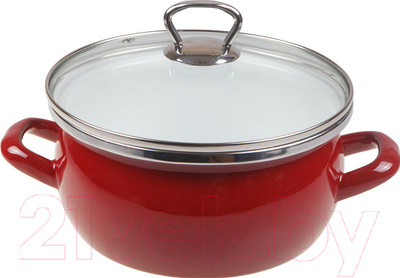 Кастрюля Сантэкс 1-2425111 (бордовый)
