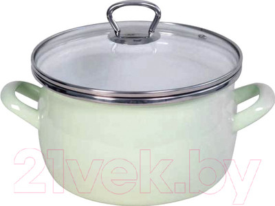 Кастрюля Сантэкс 1-2430111 (салатовый/металлик)