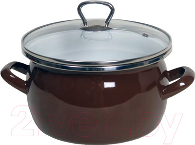 Кастрюля Сантэкс 1-2440111 (коричневый)