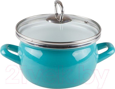 Кастрюля Сантэкс 1-2450111 (бирюзовый)