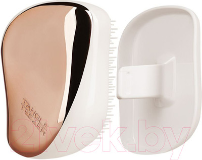 Расческа-массажер Tangle Teezer Compact Styler Rose Gold Ivory