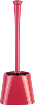 Ершик для унитаза Primanova Marieta M-E20-18-04 (прозрачный/красный)