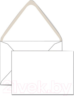 Набор конвертов почтовых Ряжская печатная фабрика С6 / ш/к-70536 (1000шт)